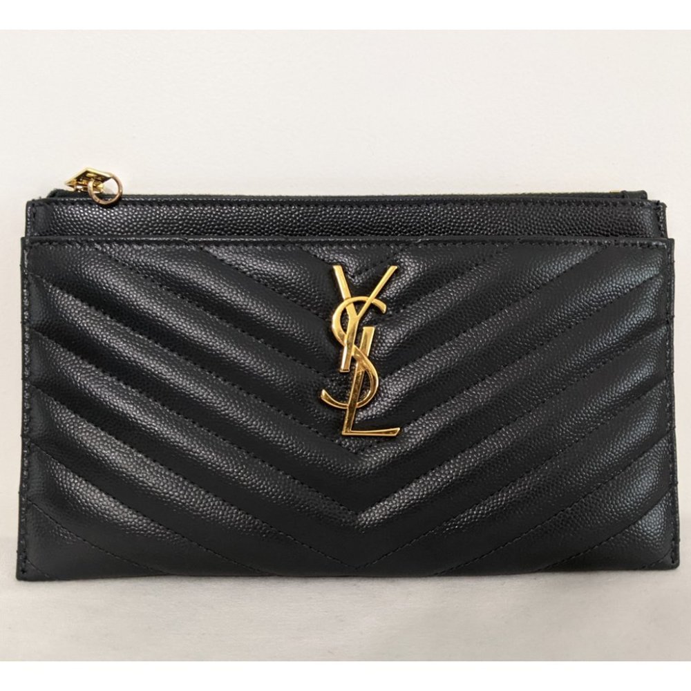 Saint Laurent Monogram Bill Pouch